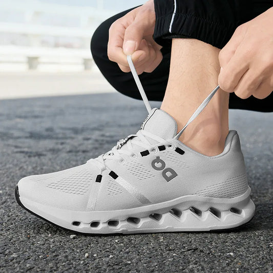 Men Casual Sport Shoes Air Cushion Running Shoes Breathable Marathon Running Sneakers Athletic Jogging Trainer Walking Shoes