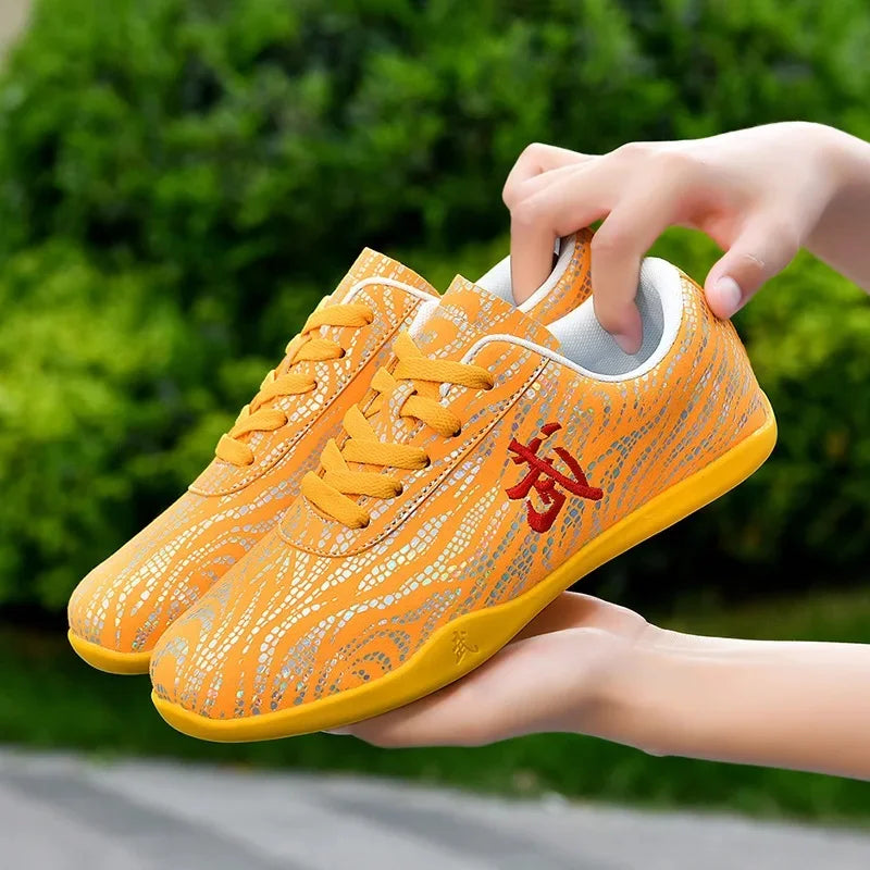 Adult Tai Chi Shoes Colorful Performance Sports Leisure Rubber Upgraded Version Unisex Martial Arts Competition Shoes