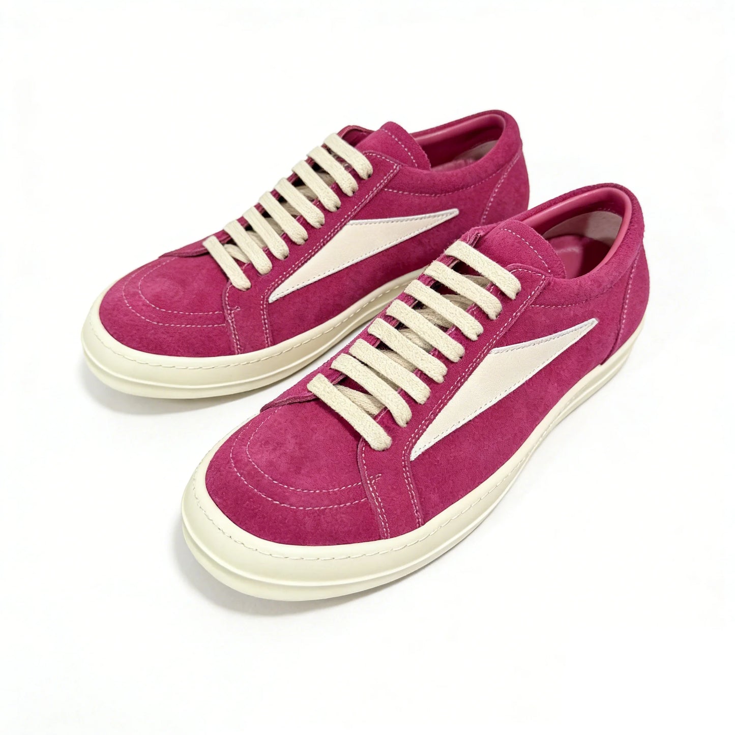 Men Casual Shoes Women Lace Up Leather Luxury Trainers Platform High Street Vintage Trendy Designer White Sneakers