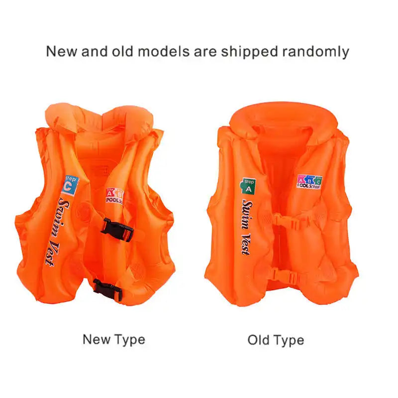 Inflatable Swimming ABC Life Jacket Buoyancy Safety Jackets Boat Drifting Lifesaving Waistcoat Swimsuit Boy Children's Life Vest