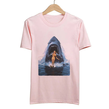 New Summer T-shirt Women Harajuku Vintage Funny Van Gogh Art Oil Painting Lattice Print Jiugongge T Shirt Ulzzang Female T-shirt