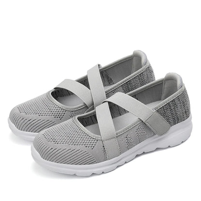 New Women Flats 2021 Summer Ladies Fashion Mesh Flat Shoes Women Soft Breathable Sneakers Women Casual Shoes Zapatos De Mujer