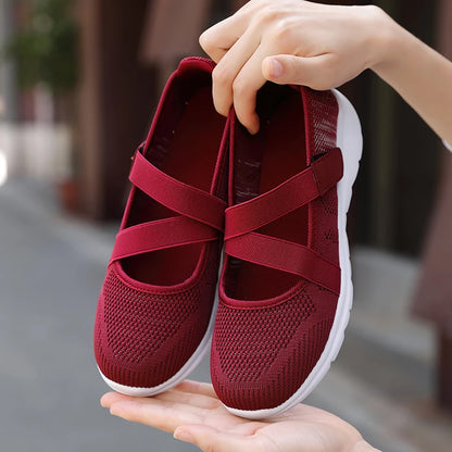 New Women Flats 2021 Summer Ladies Fashion Mesh Flat Shoes Women Soft Breathable Sneakers Women Casual Shoes Zapatos De Mujer