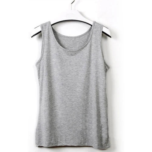 Newest Summer Women Big Yards Colorful Bottoming Shirt Sleeveless U-Shape Vest Loose Plus Size 6XL Solid Casual Womens Tank Tops