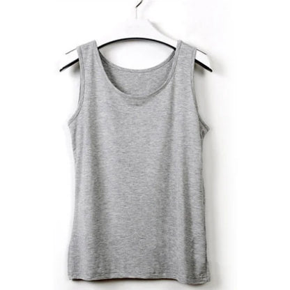 Newest Summer Women Big Yards Colorful Bottoming Shirt Sleeveless U-Shape Vest Loose Plus Size 6XL Solid Casual Womens Tank Tops