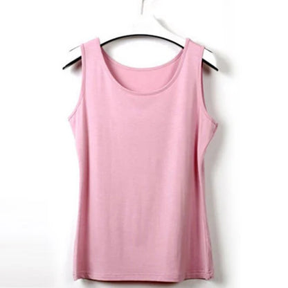 Newest Summer Women Big Yards Colorful Bottoming Shirt Sleeveless U-Shape Vest Loose Plus Size 6XL Solid Casual Womens Tank Tops