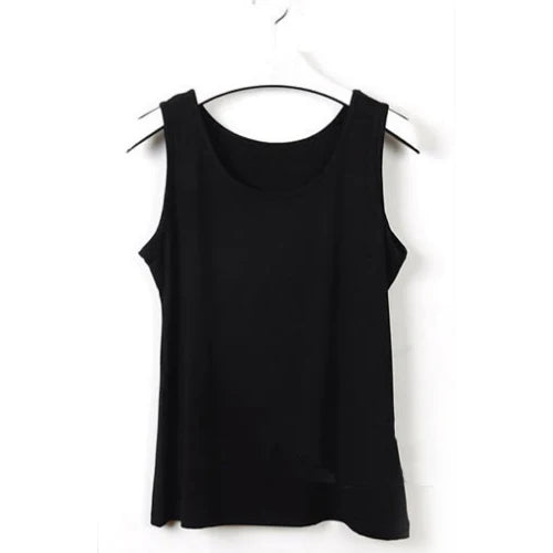 Newest Summer Women Big Yards Colorful Bottoming Shirt Sleeveless U-Shape Vest Loose Plus Size 6XL Solid Casual Womens Tank Tops