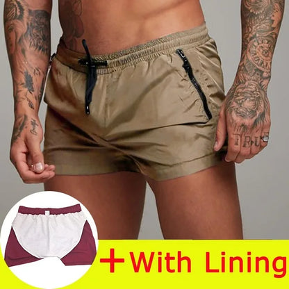 New Summer Board Shorts Mens Swim Beach Shorts Boxer Swimming Trunks Men Swimsuit Board Short Swimming De Bain Femme