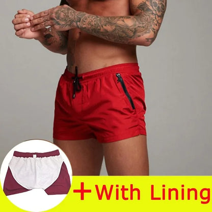 New Summer Board Shorts Mens Swim Beach Shorts Boxer Swimming Trunks Men Swimsuit Board Short Swimming De Bain Femme