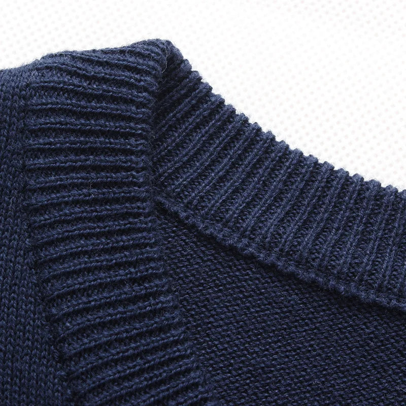 M-4XL 2025 Winter Casual Men's Sweater O-Neck Striped Slim Fit Knittwear Mens Sweaters Pullovers Pullover Men Pull Homme