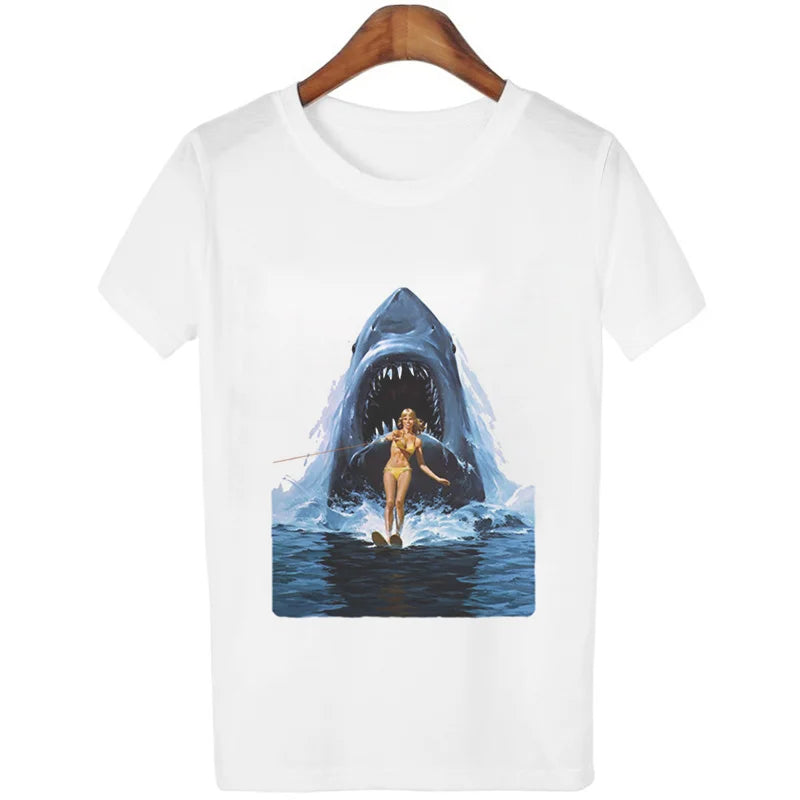 New Summer T-shirt Women Harajuku Vintage Funny Van Gogh Art Oil Painting Lattice Print Jiugongge T Shirt Ulzzang Female T-shirt