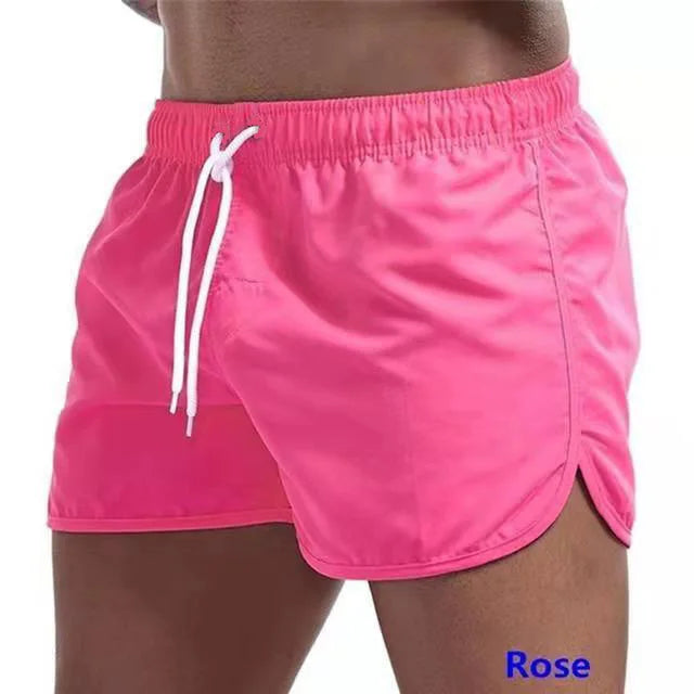 Striped Beach Shorts Men Fashion Swimwear Board Shorts Trunk Gym Fitness Pants Men's Briefs Swimsuit Kids Beachwear Short Boy