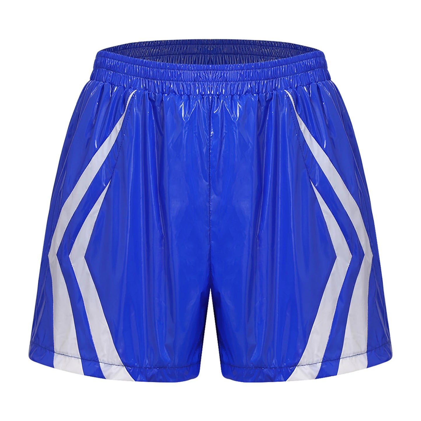 Men Swimsuit Stripes Seam Swim Shorts Waterpoof Swimming Trunks Shorts Quick-dry Sports Cycling Short Beach Swimming Bathingsuit