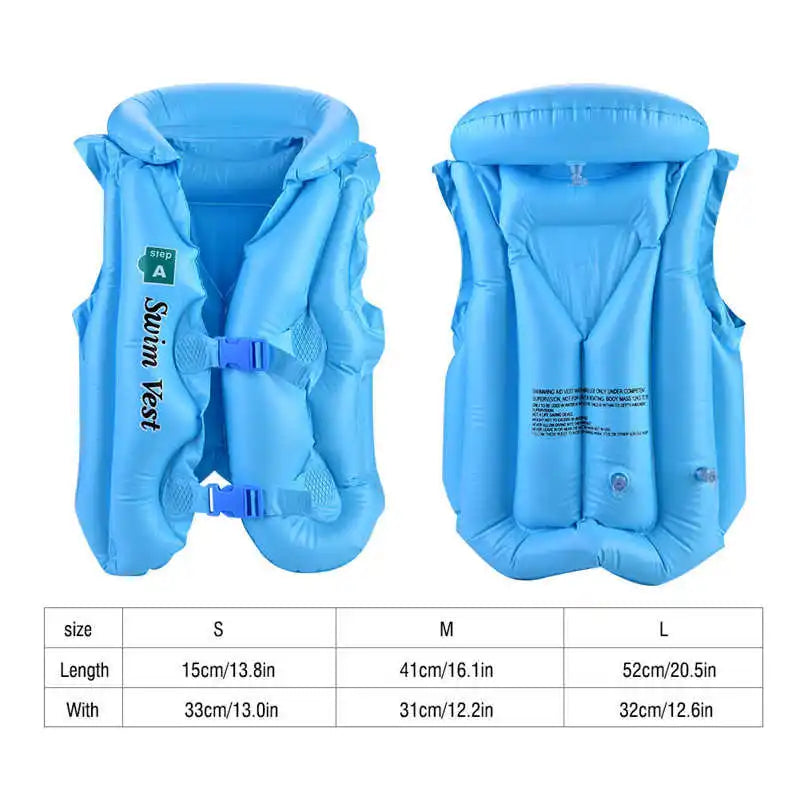 Inflatable Swimming ABC Life Jacket Buoyancy Safety Jackets Boat Drifting Lifesaving Waistcoat Swimsuit Boy Children's Life Vest