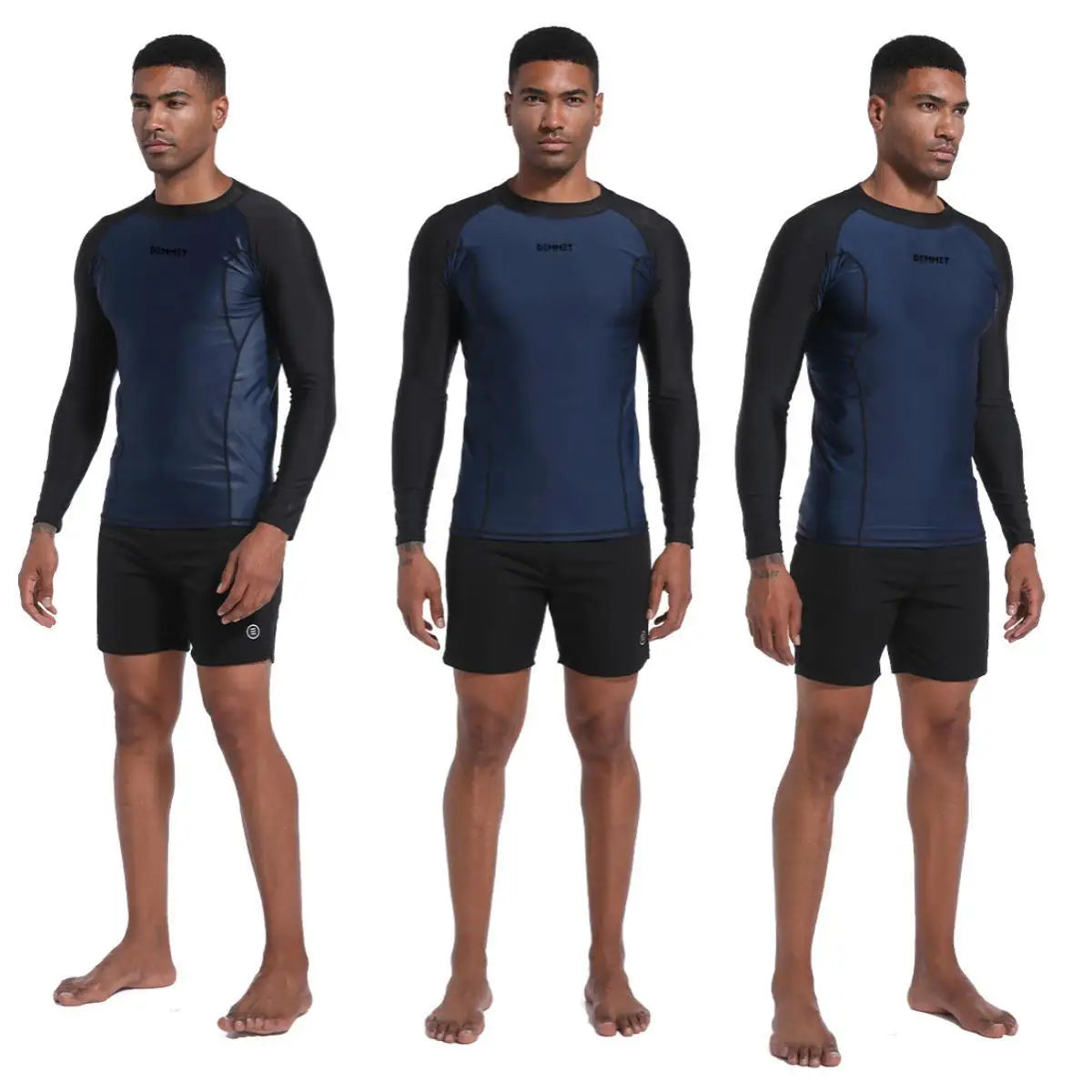 HOT Men Swimsuit Swimming T-shirt Beach UV Protection Swimwear Rash Guard Long Sleeve Surfing Diving Swimsuit Surf T-shirt 6XL