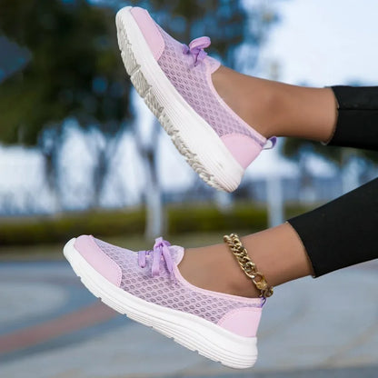 YRZL Woman Sneakers Slip on Casual Shoes Breathable Mesh Breathable Comfortable Soft Classic Driving Loafers Shoes for Ladies