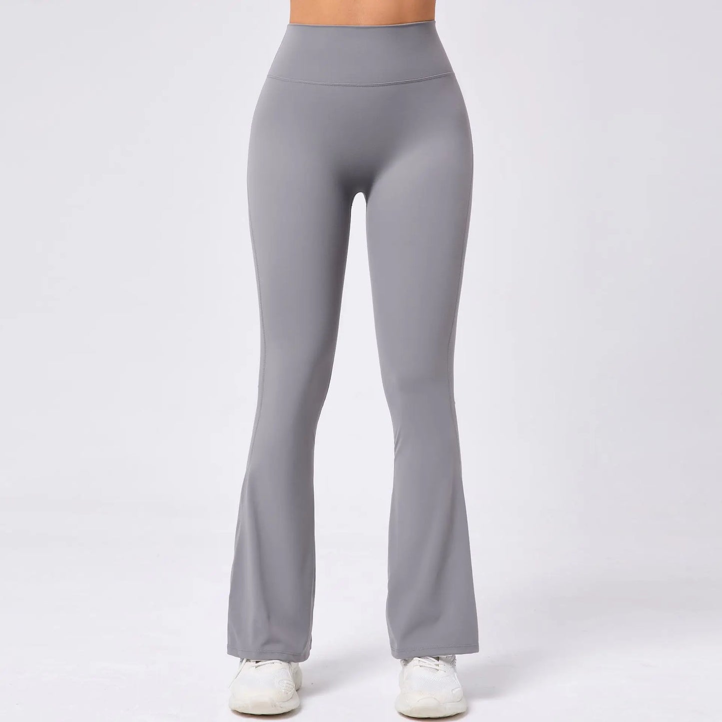 High Waist Sporty Flare Leggings Trousers Women Trends Scrunch Bum Leggings for Fitness Yoga Pants Gym Tights Push Up Red Black