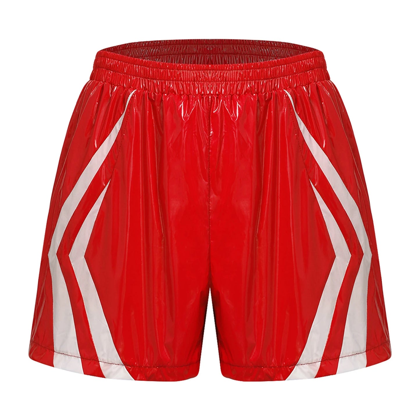 Men Swimsuit Stripes Seam Swim Shorts Waterpoof Swimming Trunks Shorts Quick-dry Sports Cycling Short Beach Swimming Bathingsuit