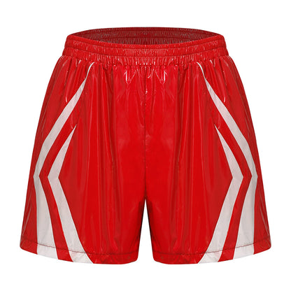 Men Swimsuit Stripes Seam Swim Shorts Waterpoof Swimming Trunks Shorts Quick-dry Sports Cycling Short Beach Swimming Bathingsuit