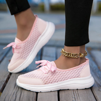 YRZL Woman Sneakers Slip on Casual Shoes Breathable Mesh Breathable Comfortable Soft Classic Driving Loafers Shoes for Ladies