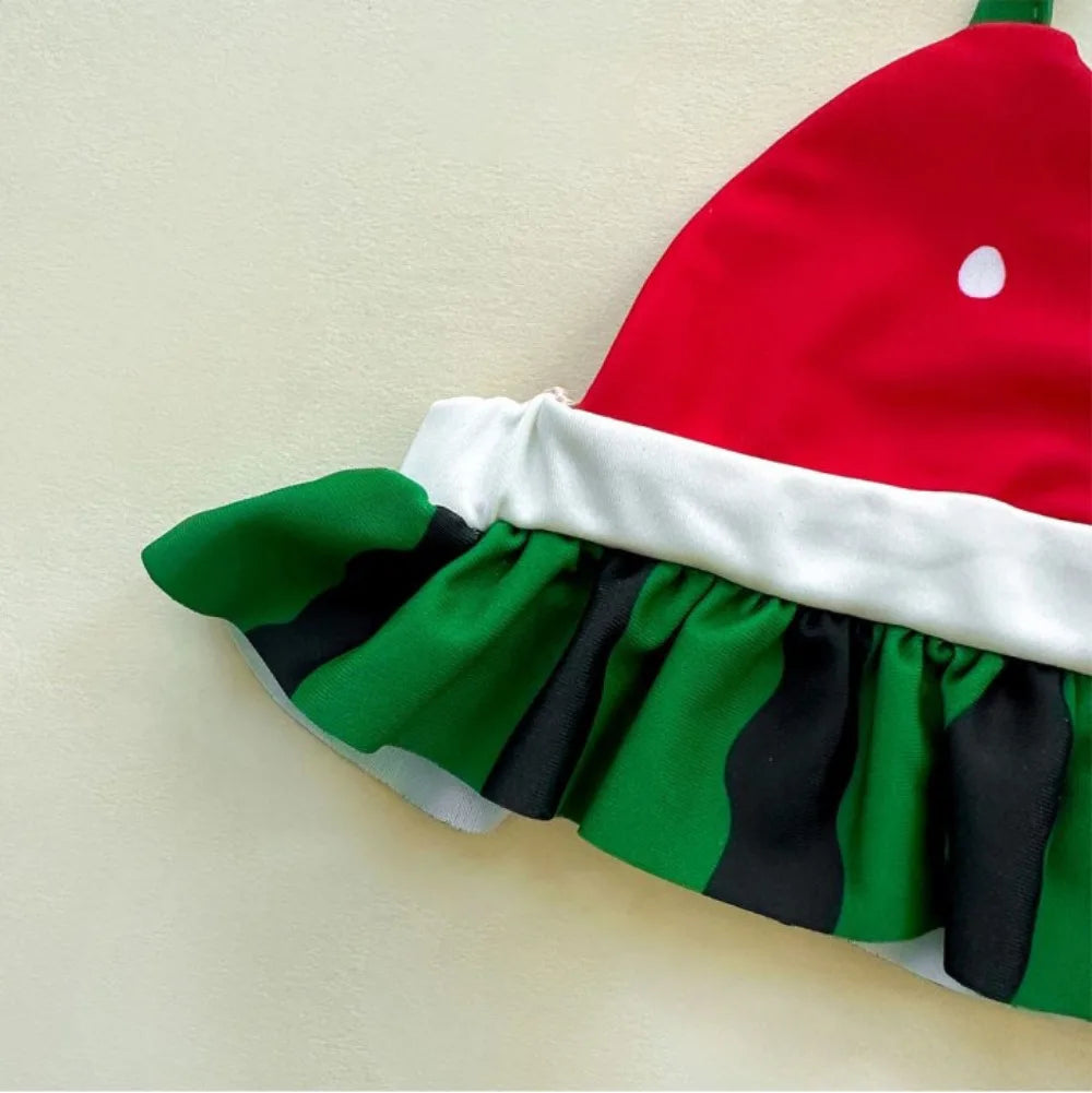 6184 Baby Swimsuit 2025 Summer Hot Sale Infant Swimming Clothes Cute Watermelon-shaped Swimsuit Set