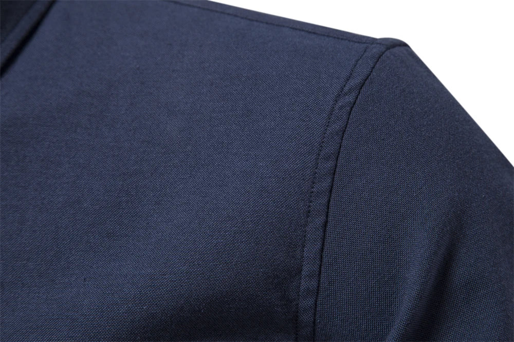 AIOPESON 2023 New Autumn Cotton Men's Oxford Shirt Long Sleeve Button Down Social Business Casual Shirts for Men