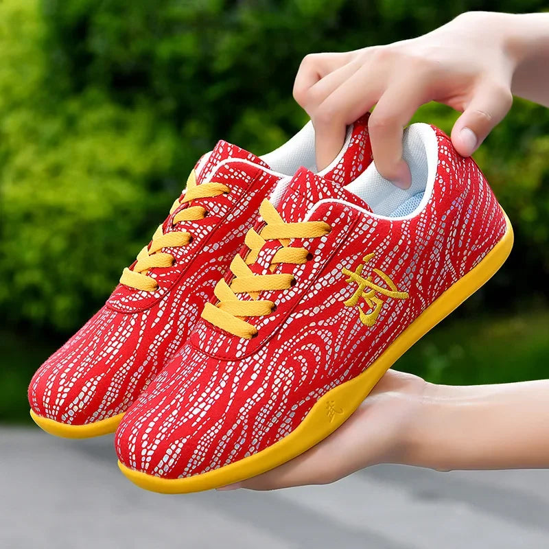 Adult Tai Chi Shoes Colorful Performance Sports Leisure Rubber Upgraded Version Unisex Martial Arts Competition Shoes