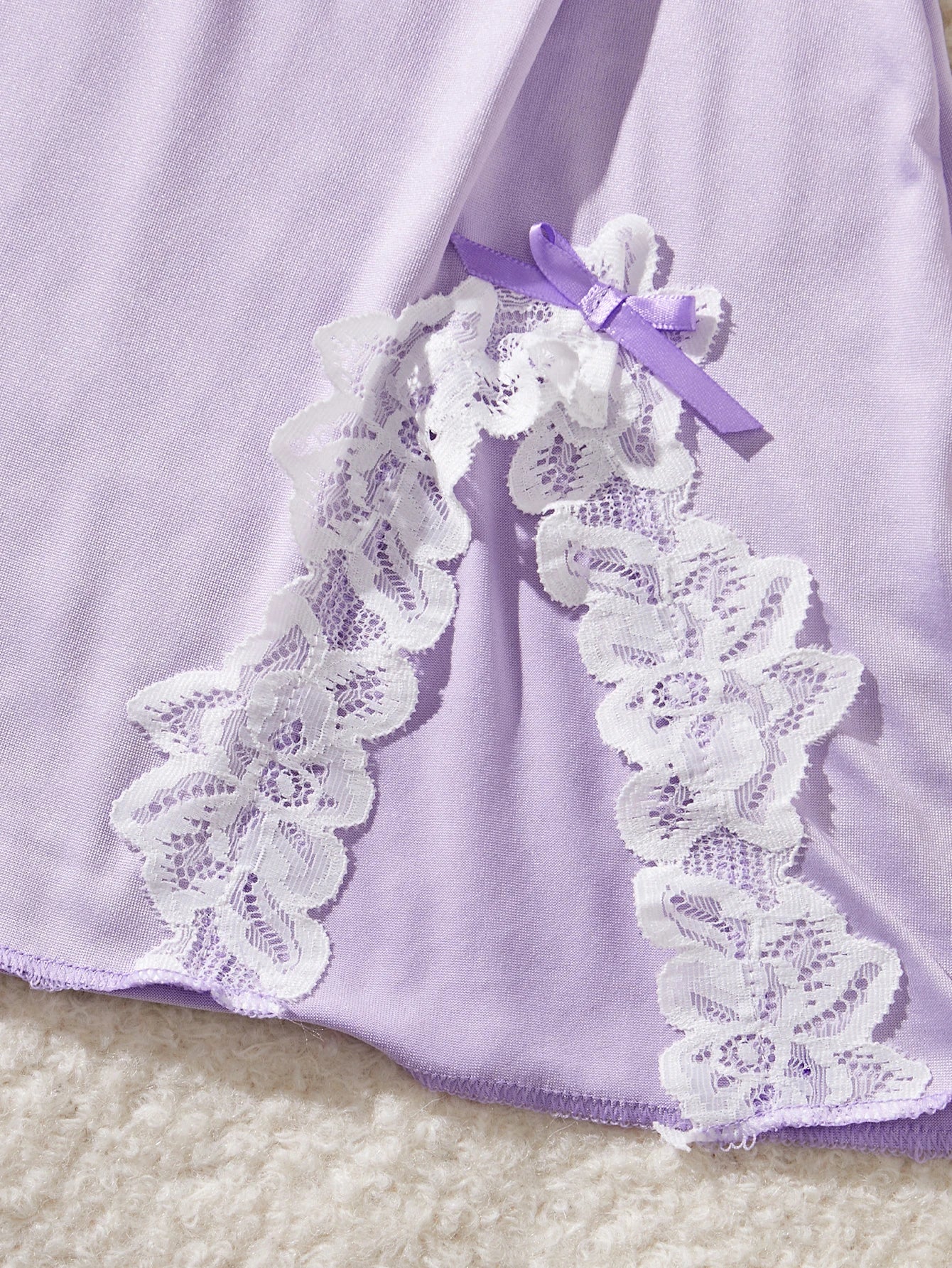 Purple Sexy Adult Lingerie Night Dress Woman Nightgowns Plus Lace Nightgown Sleepwear Dress G-String Sexy Lingerie Pijama Mujer
