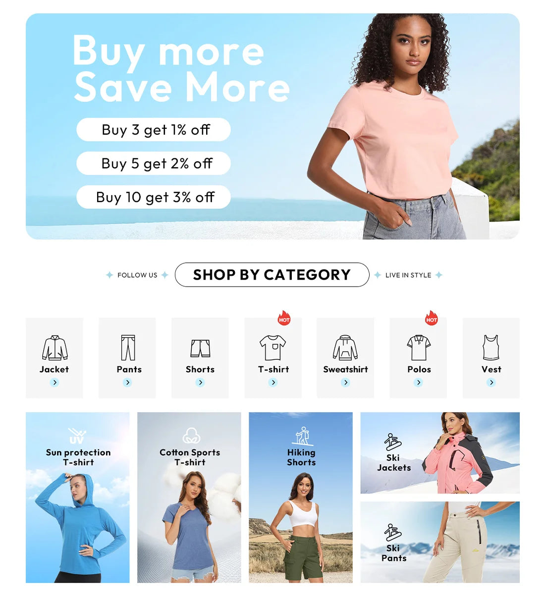 TACVASEN Women's Long Sleeve 5-Button Polo Shirts V-Neck Collared Tops Cotton Blend Casual Work Golf T-Shirts with Side Split
