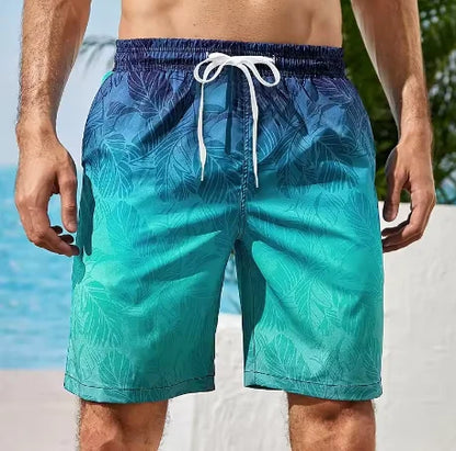 Striped Beach Shorts Men Fashion Swimwear Board Shorts Trunk Gym Fitness Pants Men's Briefs Swimsuit Kids Beachwear Short Boy