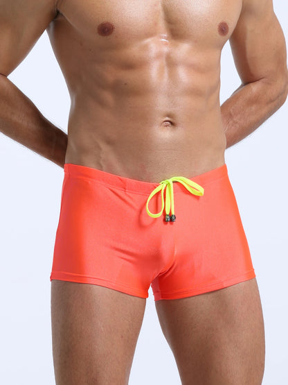 New Mens Swimsuit Sexy Swimwear Man Swimming Shorts Beachwear Sports Suits Surf Board Shorts Mesh Pouch Swim Trunks hombre
