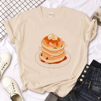 Hamster Top Women Designer Tshirt Female Y2k Anime Clothing Women Ladies Casual Top Female Fashion Graphic T-Shirt Cute Tops