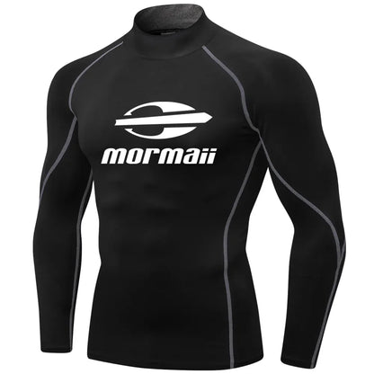 Men Swimsuit Swimming T-shirt Beach UV Protection Swimwear Rash Guard Long Sleeve Surfing Diving Swimsuit Surf T-shirt Rashguard