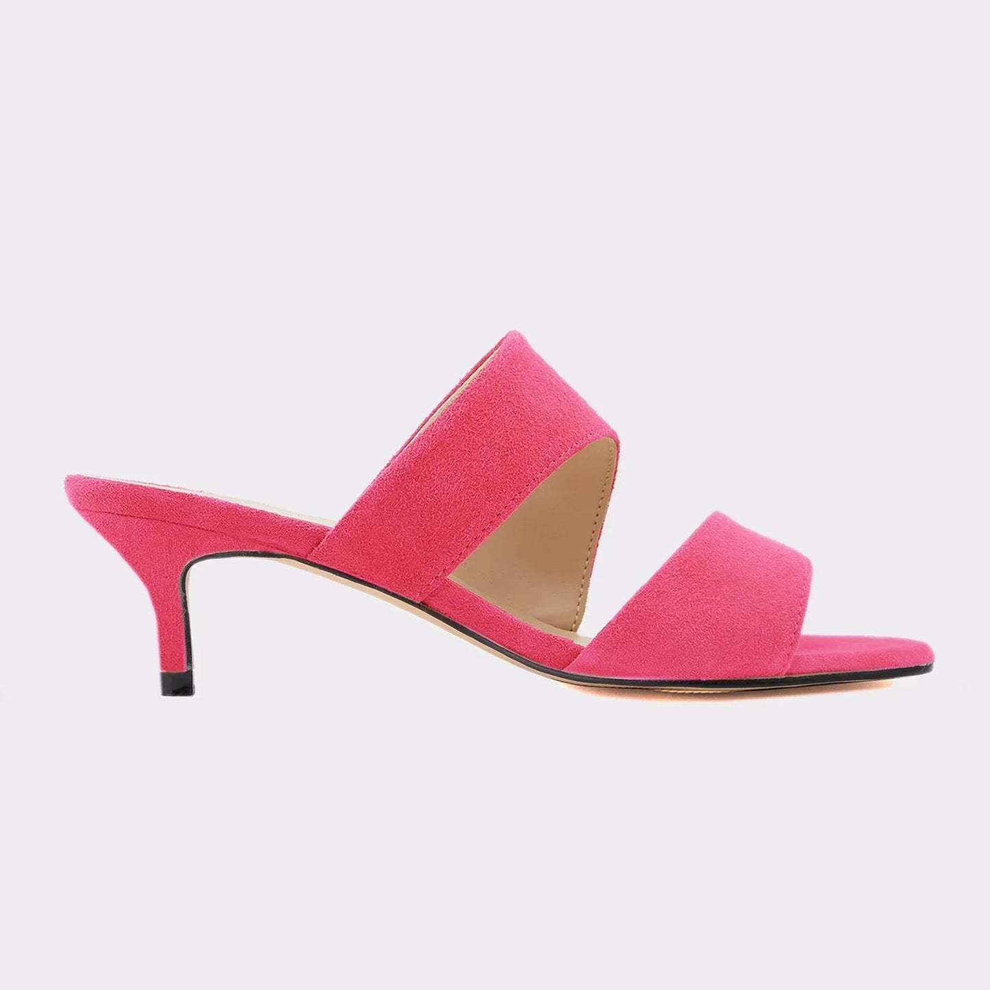 2026 New Women Sandals Casual Fashion 5cm Sexy Thin High Heels Open Toe Summer Slip on Sandal Nude Red Wedding Shoes Plus Size