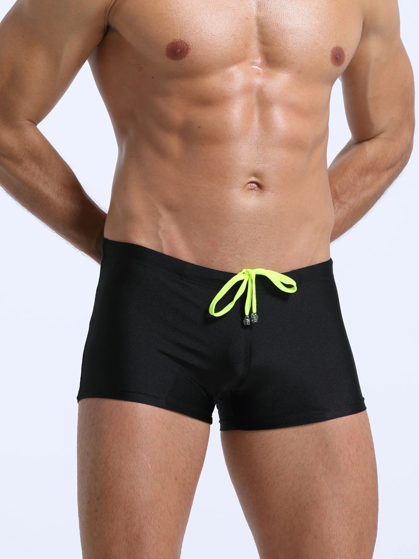 New Mens Swimsuit Sexy Swimwear Man Swimming Shorts Beachwear Sports Suits Surf Board Shorts Mesh Pouch Swim Trunks hombre