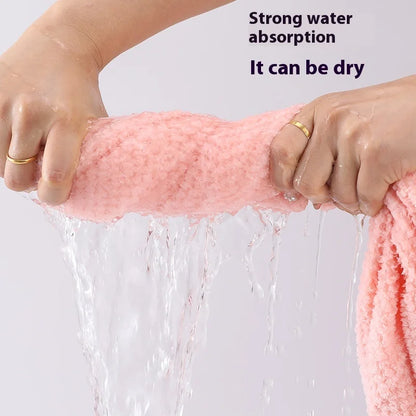 Thickened Warm Bathrobe Women's Shower Bathrobe Bath Towel Adult Student Pajamas Wearable Wrappable Sleeping Gown Girl Sleepwear