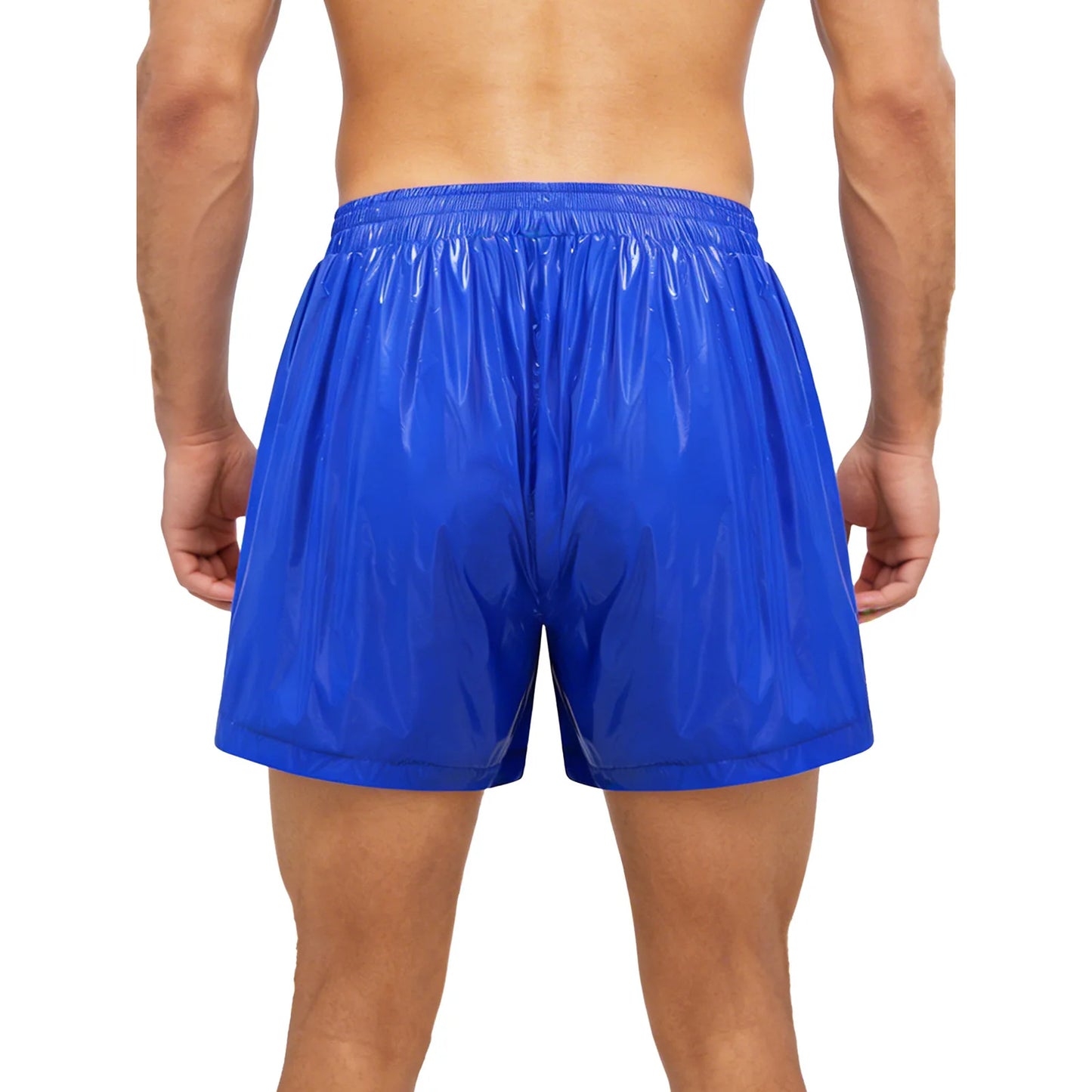 Men Swimsuit Stripes Seam Swim Shorts Waterpoof Swimming Trunks Shorts Quick-dry Sports Cycling Short Beach Swimming Bathingsuit