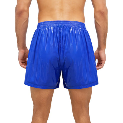 Men Swimsuit Stripes Seam Swim Shorts Waterpoof Swimming Trunks Shorts Quick-dry Sports Cycling Short Beach Swimming Bathingsuit