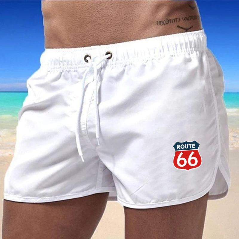 Shorts For Men1 Summer Men's Swimwear Shorts Brand Beachwear Sexy Swim Trunks Men Swimsuit Low Waist Breathable Beach Wear