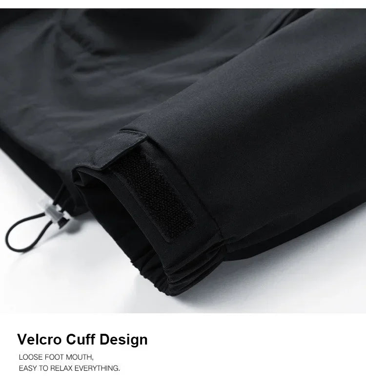 Spring Autumn Men's Jacket Casual Hooded Windproof Outwear Camping Hiking Climbing Outdoor Jackets Male Trendy Streetwear
