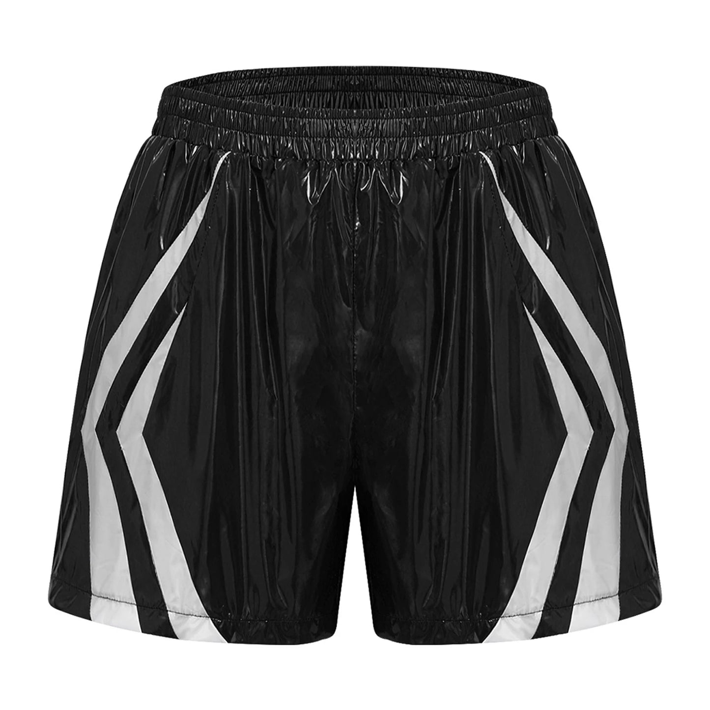 Men Swimsuit Stripes Seam Swim Shorts Waterpoof Swimming Trunks Shorts Quick-dry Sports Cycling Short Beach Swimming Bathingsuit