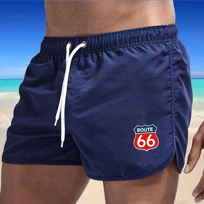 Shorts For Men1 Summer Men's Swimwear Shorts Brand Beachwear Sexy Swim Trunks Men Swimsuit Low Waist Breathable Beach Wear