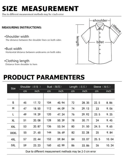 3D Lion Print Shirt Summer Men's Fashion Shirt Classic Comfortable Breathable Shirt Summer Harajuku Men's Shirt Top