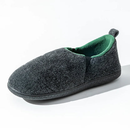 Smile PoP Winter Fuzzy Men Shoes Outdoor Warm Antiskid House Shoes Classic Unisex Fur Men Shoes Indoor Soft Plush Shoes For Men