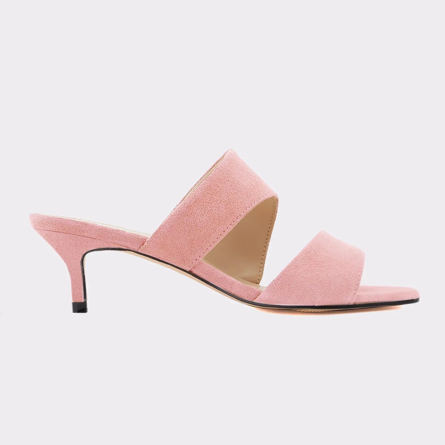 2026 New Women Sandals Casual Fashion 5cm Sexy Thin High Heels Open Toe Summer Slip on Sandal Nude Red Wedding Shoes Plus Size
