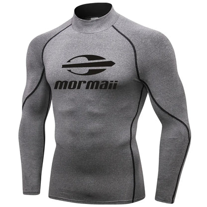 Men Swimsuit Swimming T-shirt Beach UV Protection Swimwear Rash Guard Long Sleeve Surfing Diving Swimsuit Surf T-shirt Rashguard