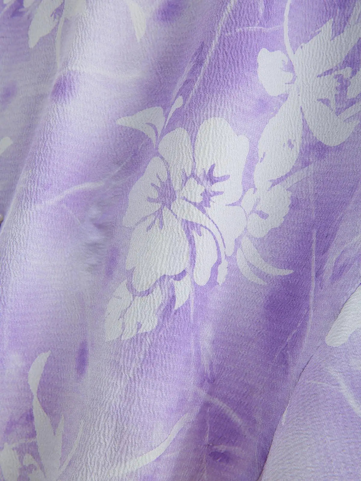 ROSEGAL Plus Size Tie Dye Floral Print Ruffles Lace-Up Dress 2026 Women Summer Dress Light Purple Square Collar Split Vestidos