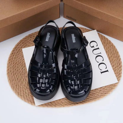 New Style Summer Melissas EVA Out Sole Sandals Women Platform Roma Jelly Shoes Fashion Ladies Thick Sole Beach Sandals