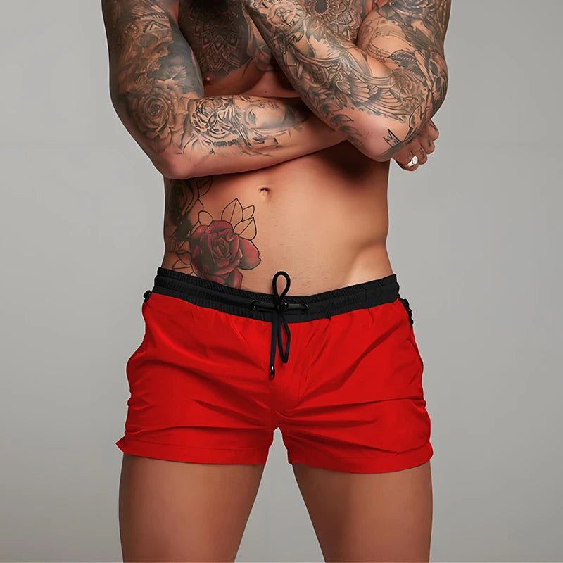 New Summer Board Shorts Mens Swim Beach Shorts Boxer Swimming Trunks Men Swimsuit Board Short Swimming De Bain Femme