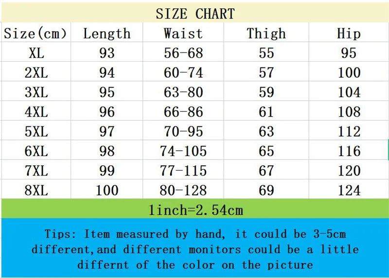8XL 9XL Middle-aged Women Trousers New Print Elasti High Waist Casual Pants Spring and Autumn Straight Pants Oversize Grandma Pa